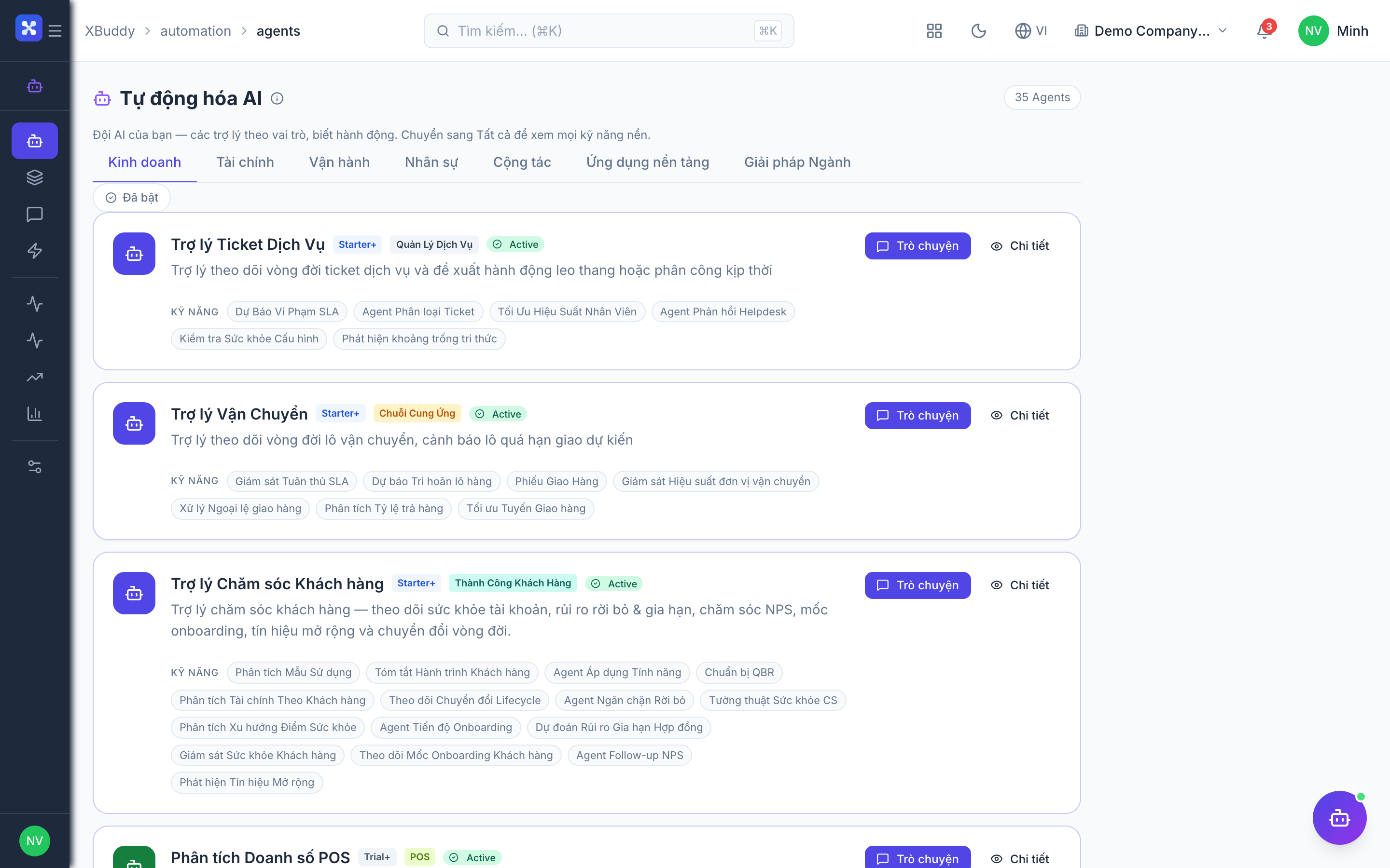 Contract Lifecycle — agent output panel
