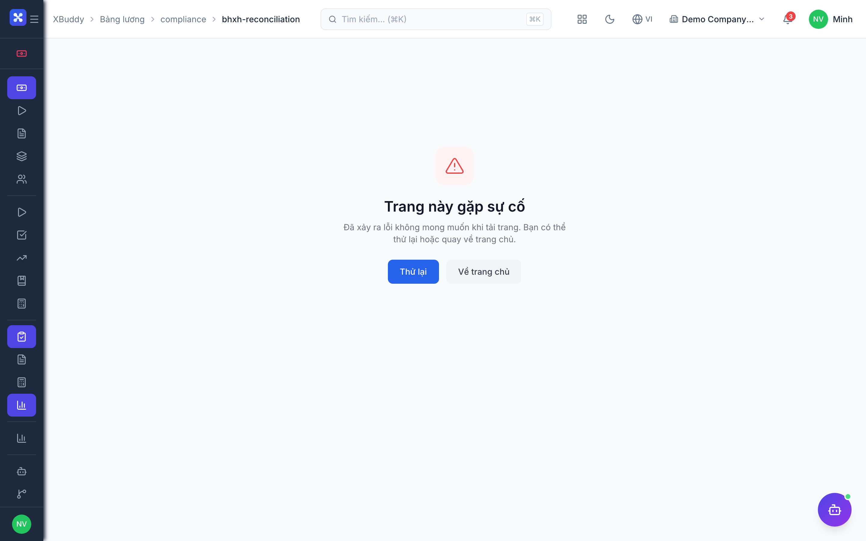 Payroll — run review and approval screen