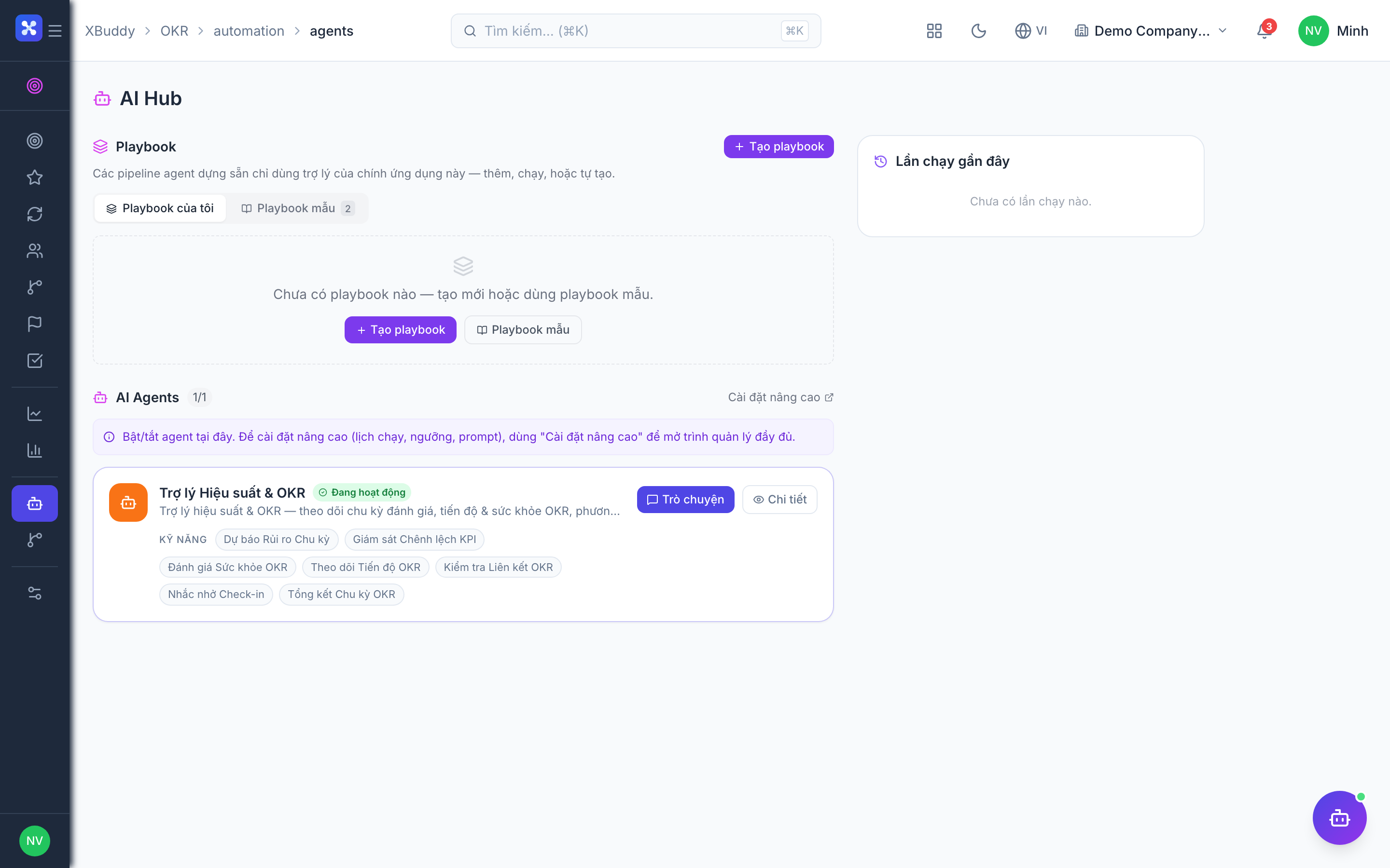 OKR — Weekly check-in updating key result values and confidence